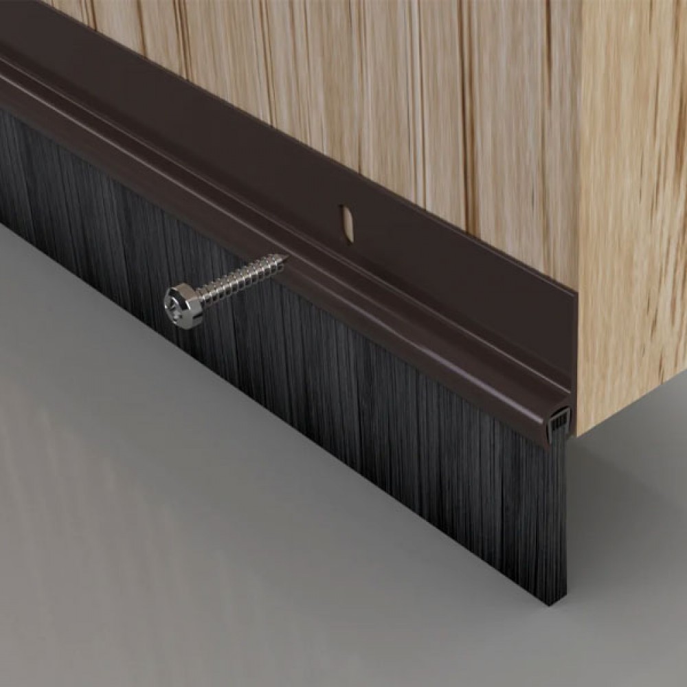 Pvc Brush Bottom Door Seal | 914mm | Colour Options