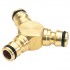 Brass 3-way Connector