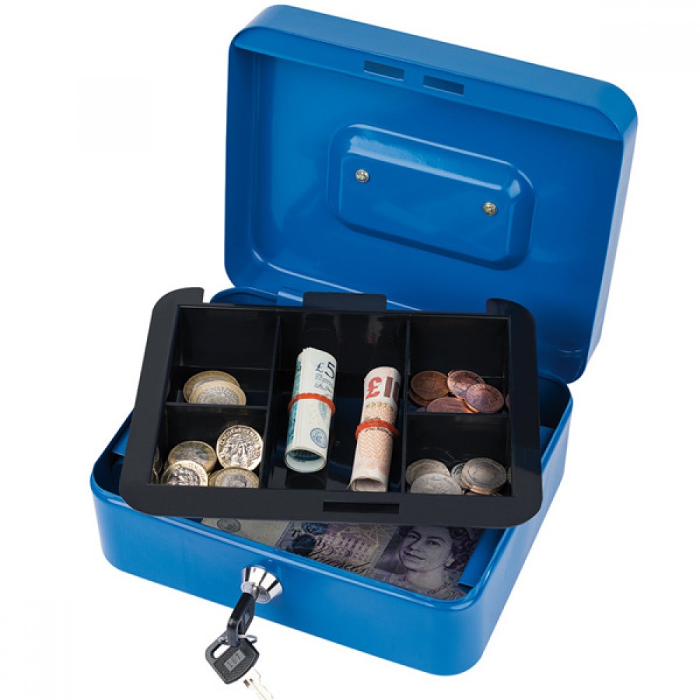 Draper Small Cash Box | 200mm X 160mm X 90mm | 38206