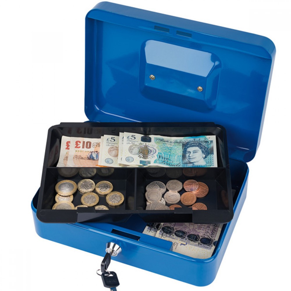 Draper Medium Cash Box | 250mm X 180mm X 90mm | 38207