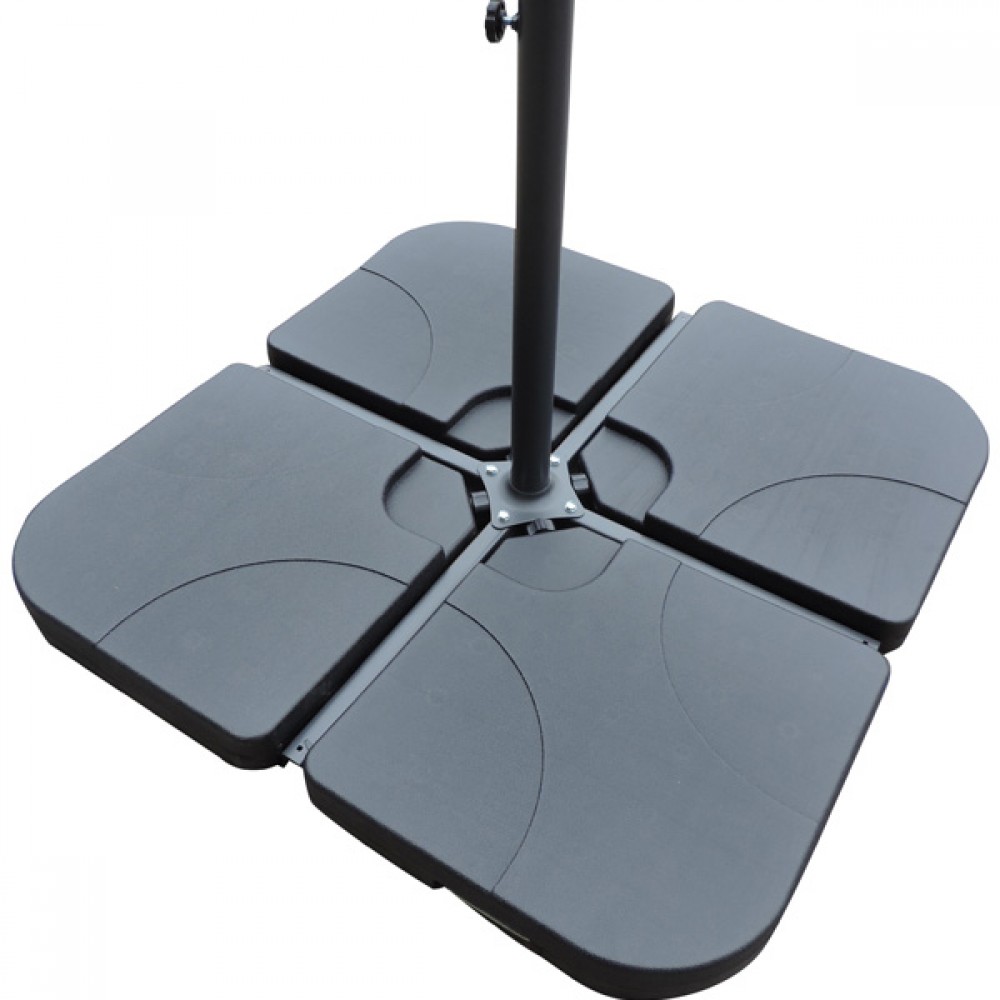 Water Fillable Base For Cross Base Cantilever Parasol | 4 Piece