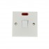 Powermaster 20amp Double Pole Switch With Neon Light | 1434-26