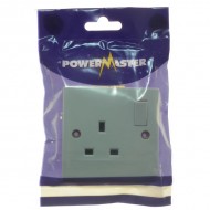 Powermaster 1 Gang Switched Socket | 1434-18