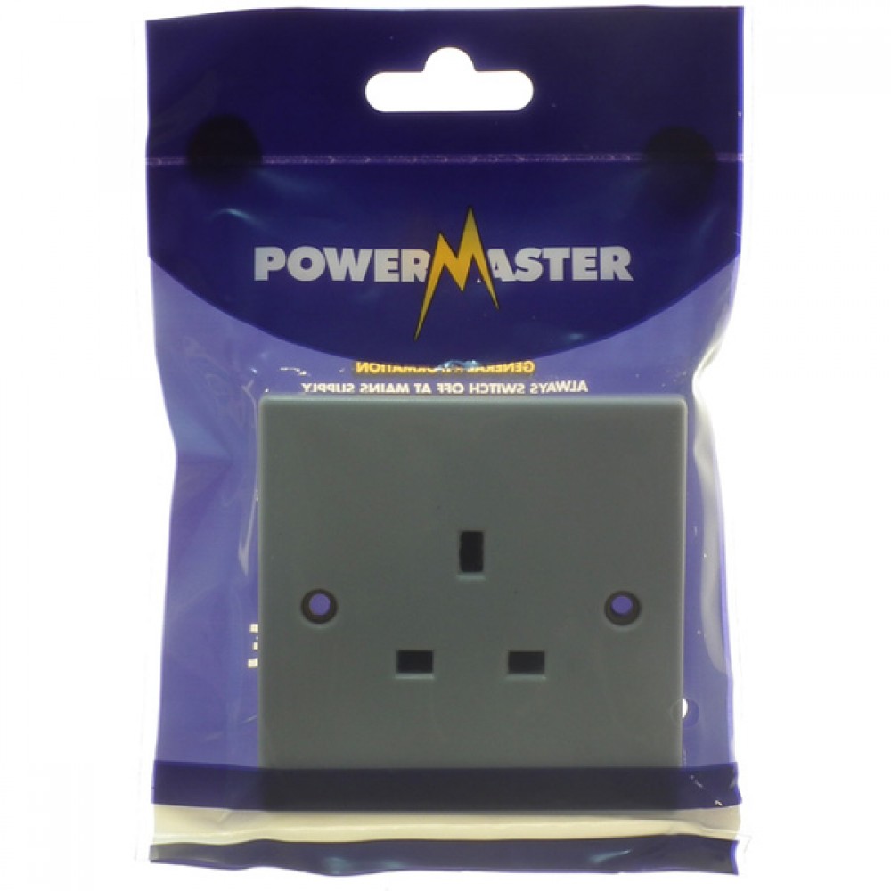 Powermaster 1 Gang 13amp Single Socket | 1434-36
