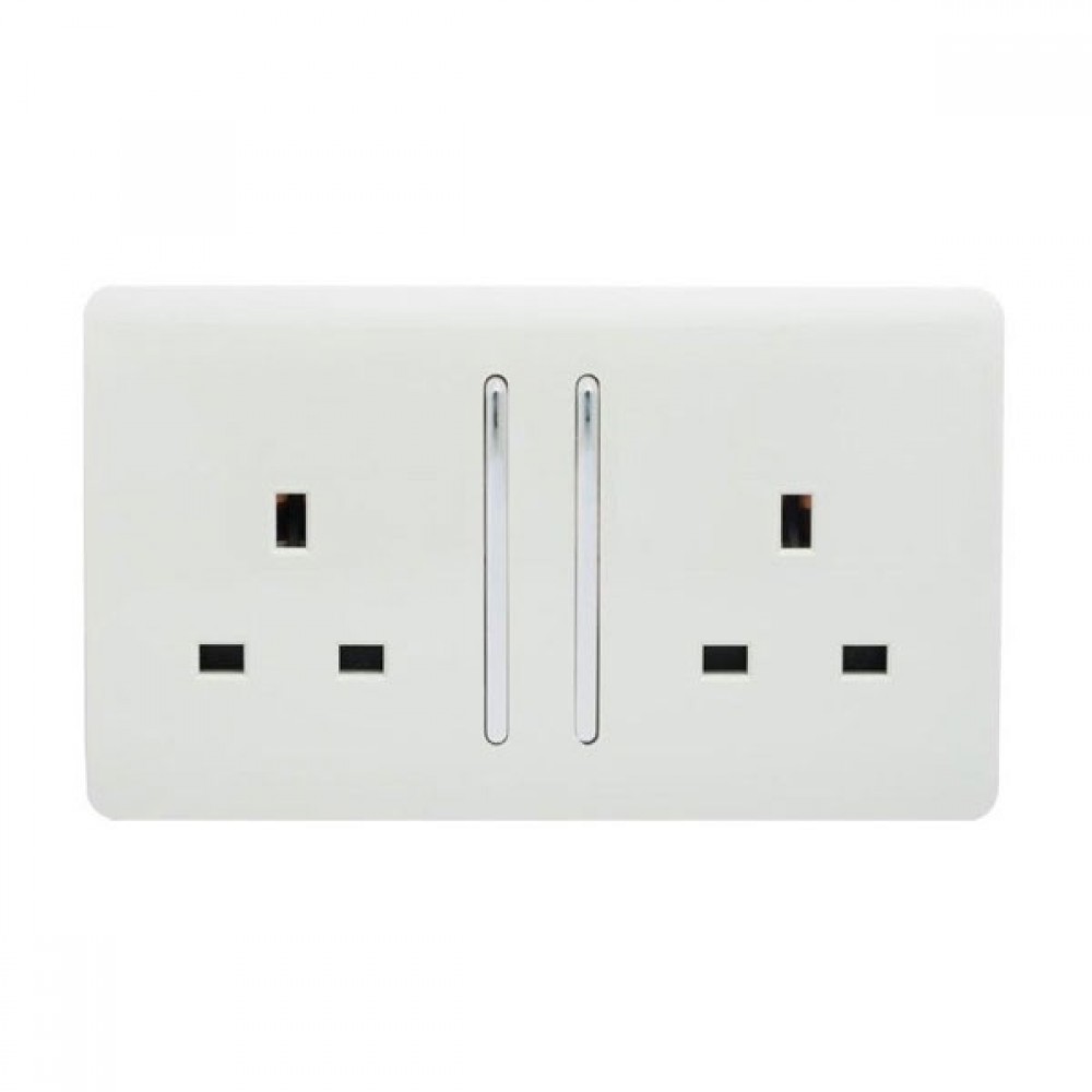 Powermaster 2 Gang Switched Socket | 1434-10