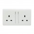 Powermaster 2 Gang Switched Socket | 1434-10