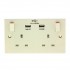 Powermaster 2 Gang Switched Socket With 2 USB Ports | 1790-34