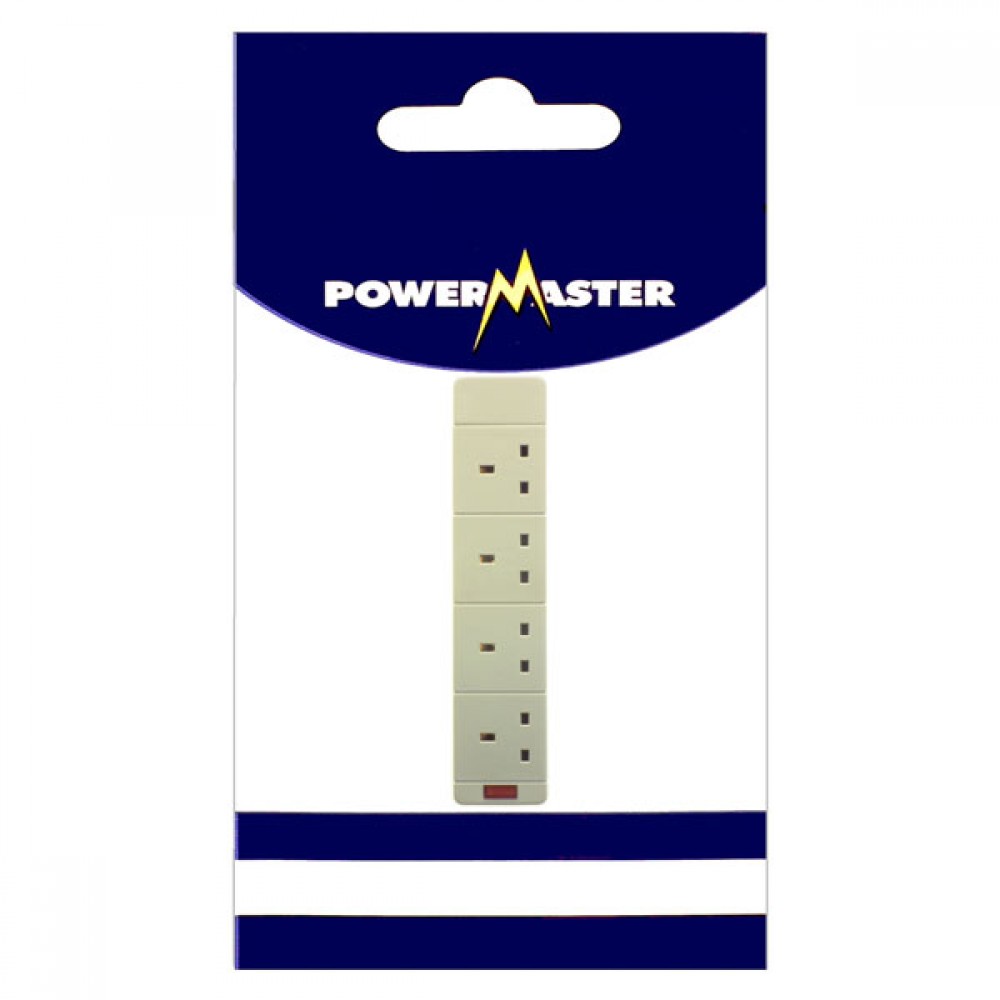 Powermaster 4 Gang 13amp Extension Socket | 1392-34