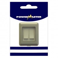 Powermaster 2 Gang Outdoor Damp Proof Light Switch IP55 | 1393-02
