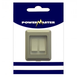 Powermaster 2 Gang Outdoor Damp Proof Light Switch IP55 | 1393-02