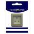 Powermaster 1 Gang Outdoor Damp Proof Single Socket | 1393-04