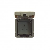 Powermaster 1 Gang Outdoor Socket IP66 | 1709-12