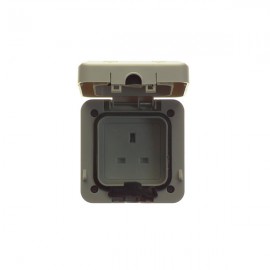 Powermaster 1 Gang Outdoor Socket IP66 | 1709-12