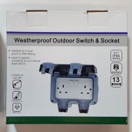 Powermaster 2 Gang Outdoor Switched Socket IP66 | 1709-14