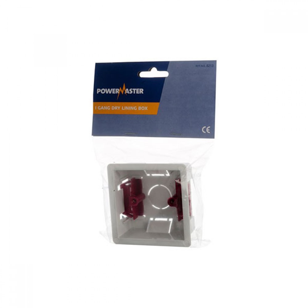 Powermaster 1 Gang Dry Lining Box | 1523-10