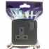 Powermaster 1 Gang 13amp Switched Metalclad Single Socket | 1798-02