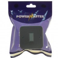 Powermaster 1 Gang 2 Way 10amp Metalclad Light Switch | 1798-06