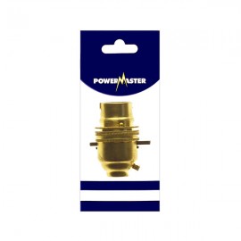 Powermaster Brass Switched Lampholder | 1799-10