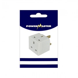 Powermaster 3 Way 13amp Adaptor Plug | 1435-06