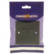 Powermaster 2 Gang 2 Way Light Switch | 1434-02