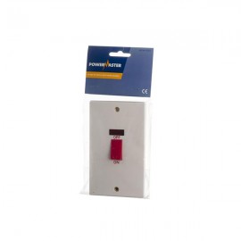 Powermaster 2 Gang 45amp Cooker Switch With Neon Light | 1434-38