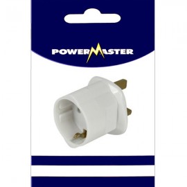 Powermaster 13amp Euro Visitor Adaptor Plug | 1435-04