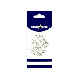 Powermaster 3mm Cable Clips White (20) | 1797-04