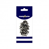 Powermaster 7mm Cable Clips Black (100) | 1754-22