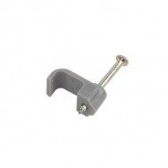 Powermaster Twin & Earth Cable Clips Grey (20) | 1797-06