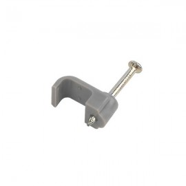 Powermaster Twin & Earth Cable Clips Grey (20) | 1797-06