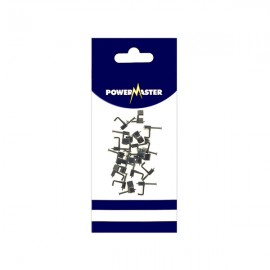Powermaster 2sq Twin & Earth Cable Clips Grey (20) | 1797-08