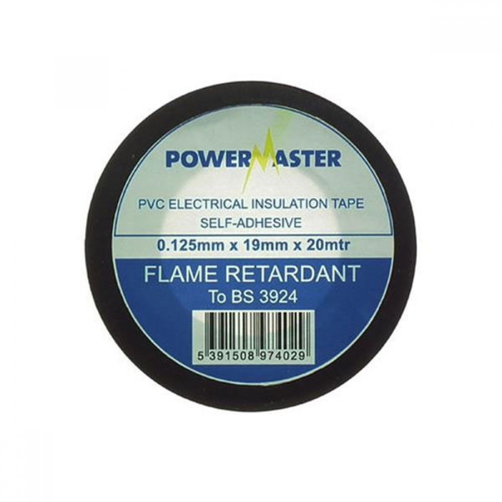 Powermaster Insulating Tape | 19mm x 20m | Various Colours
