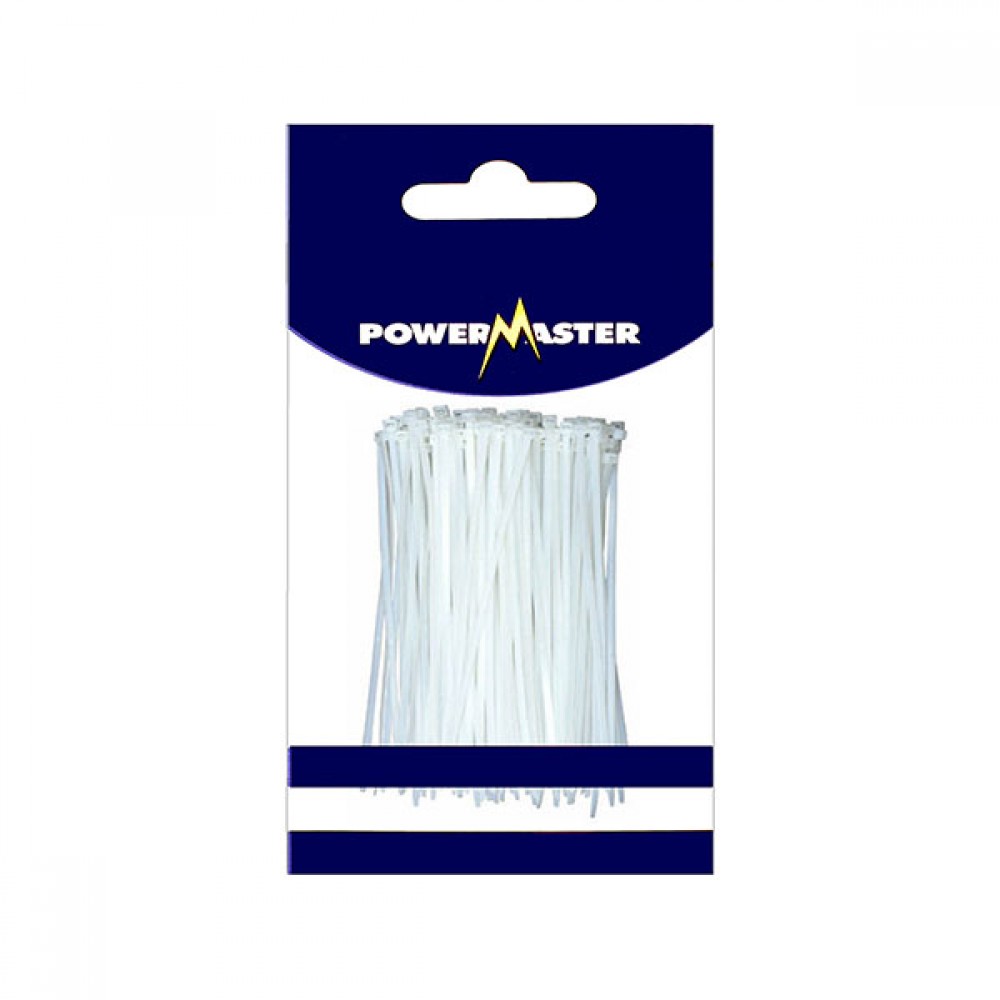 Powermaster Cable Ties 300 x 4.8mm (100) | 0822-08
