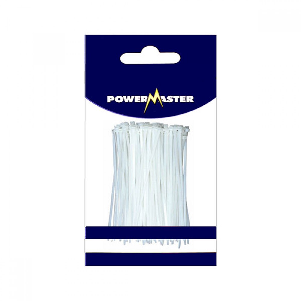 Powermaster Cable Ties 370 x 4.8mm (100) | 0822-10