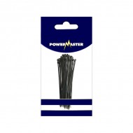 Powermaster Cable Ties 140 x 3.6mm Black (100) | 1411-10