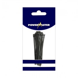 Powermaster Cable Ties 200 x 4.8mm Black (100) | 1411-14