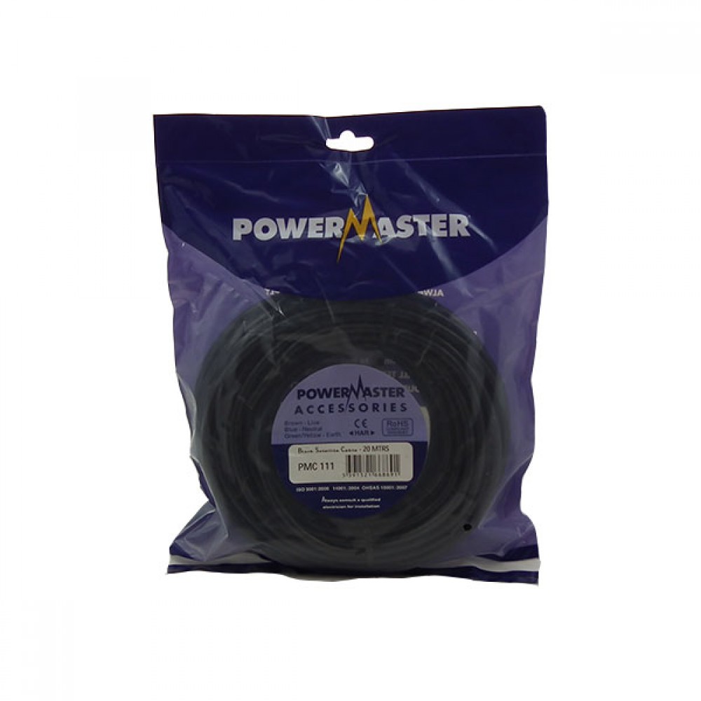 Powermaster 20 Metre Black Satellite Cable | 1764-28