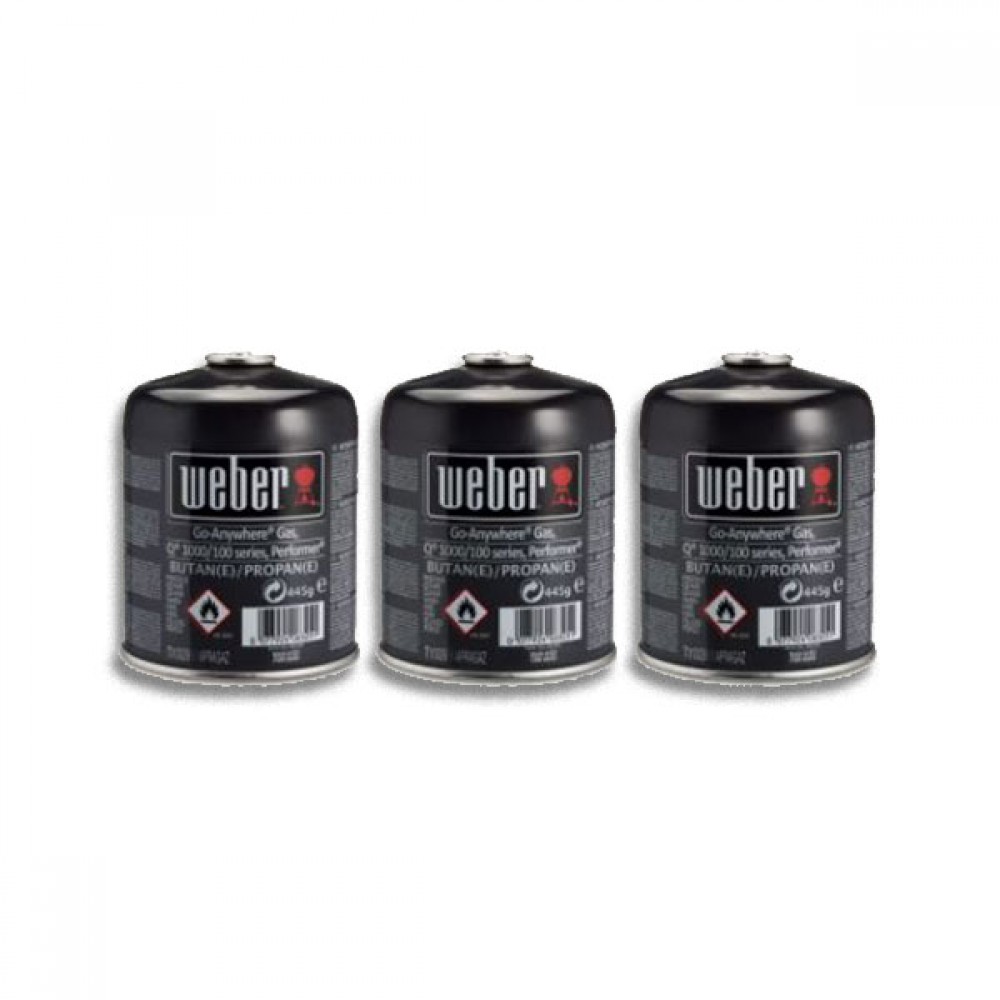 Weber Disposable Gas Canister | 3 Pack
