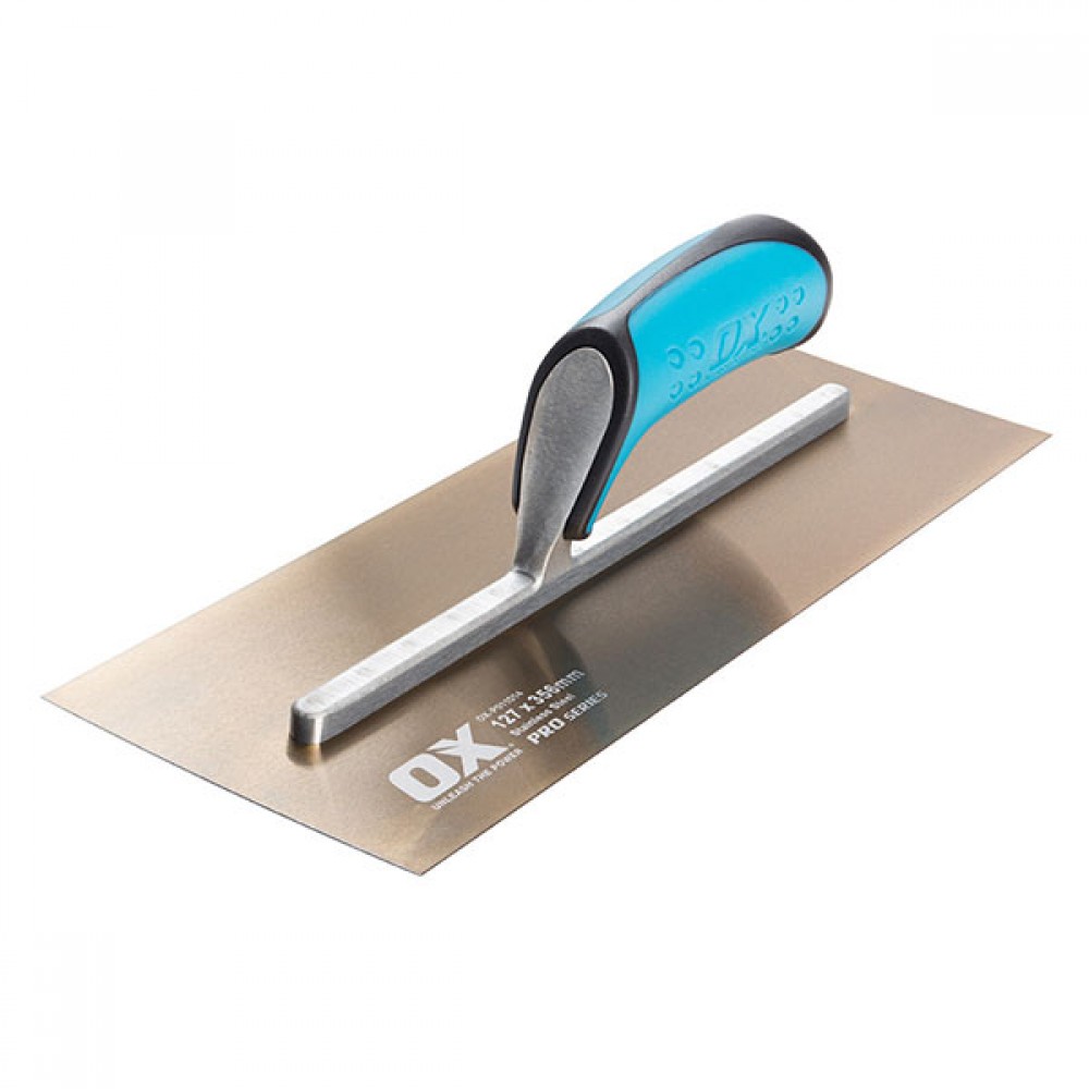 Ox Pro Stainless Steel Plasterers Trowel - 127 X 3