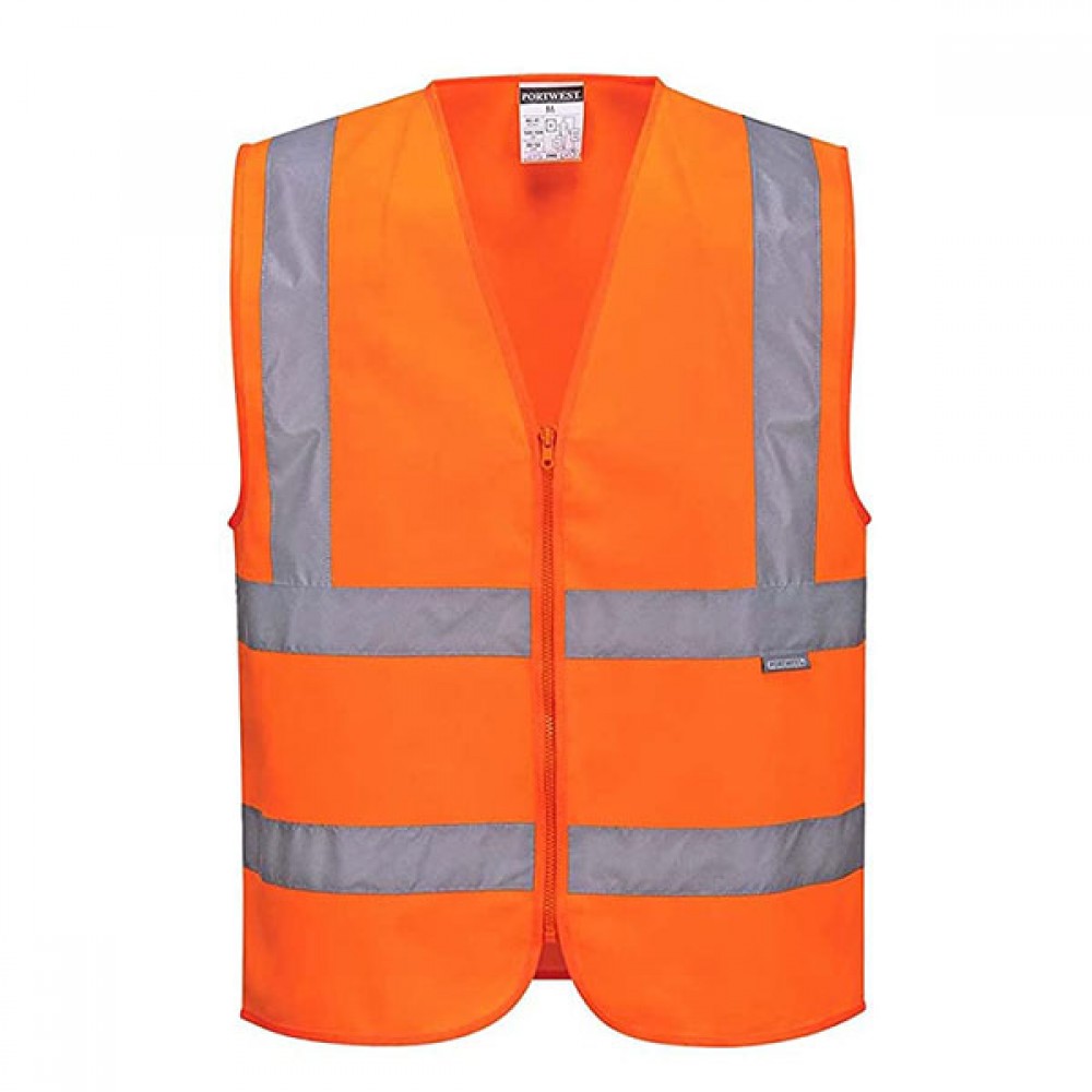 Portwest Hi-vis Zipped Vest | Colour Options