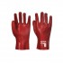 Portwest PVC Gauntlet Red Gloves | Choose Size