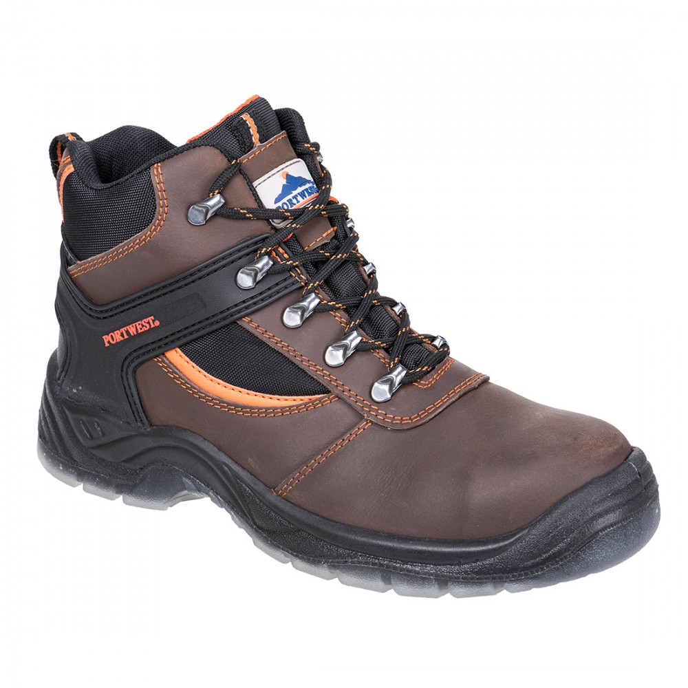Portwest Steelite Mustang Boot Size 10 Brown | FW69BRR44