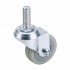 75mm Diameter Rubber Swivel Bolt Castor with 70kg Safe Working Load | 65475 