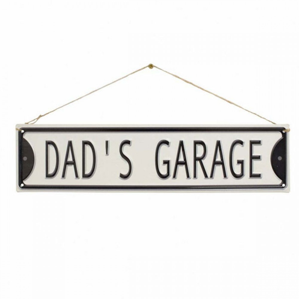 Steel Sign Dad's Garage | 40 x 10 cm