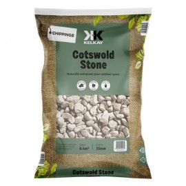 Kelkay Cotswold Stone Chippings 14-26mm | Large Pack (0.4 Sq M)