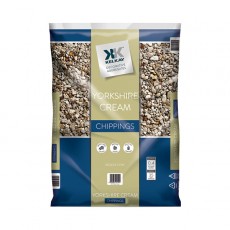 Kelkay Yorkshire Cream Stone Chippings 15-25mm | Large Pack (0.4 Sq M)