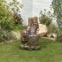 Playful Otters Water Fountain