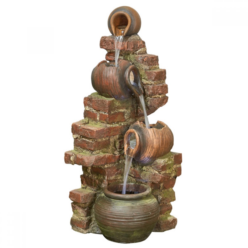 Flowing Jugs Water Fountain
