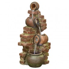 Flowing Jugs Water Fountain