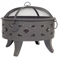 La Hacienda Diamond Deep Steel Fire Pit